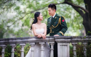 军婚短视频制作 嫁给军人做军嫂 军人军嫂的爱情婚礼沙画