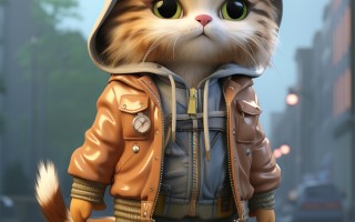 手绘人物制作短视频 拟人化猫咪！超长故事组合，做出动画片播放效果。（附实操）